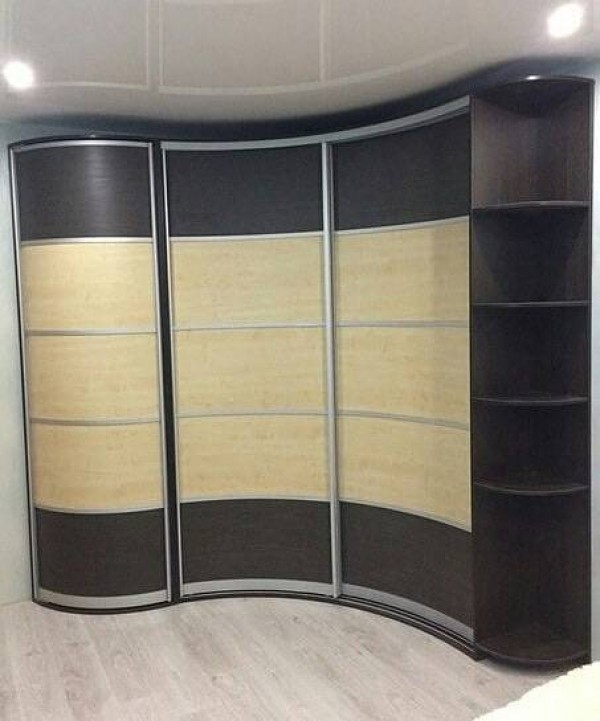 Радиусный шкаф-купе №21