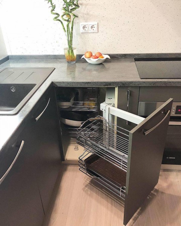 Кухня из пластика №132