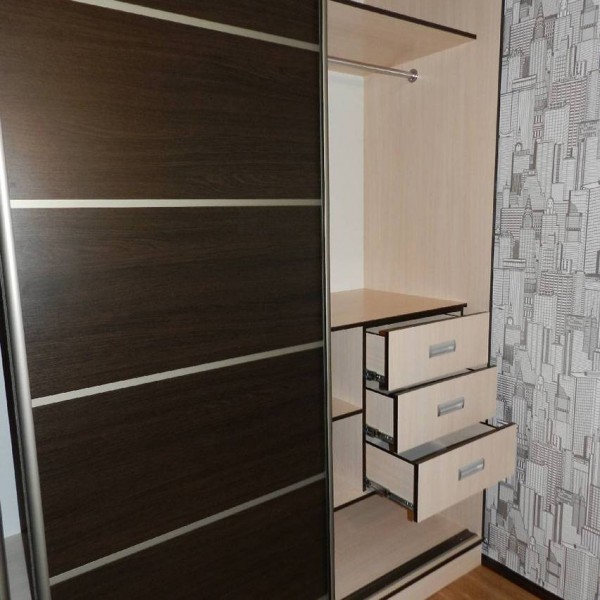 Шкаф-купе с пескоструем №83