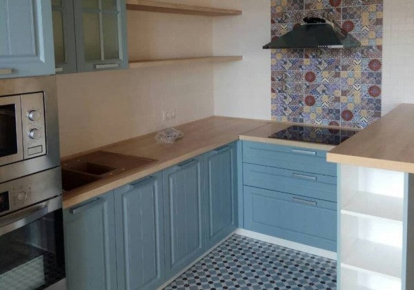 Кухня из крашеного МДФ №51