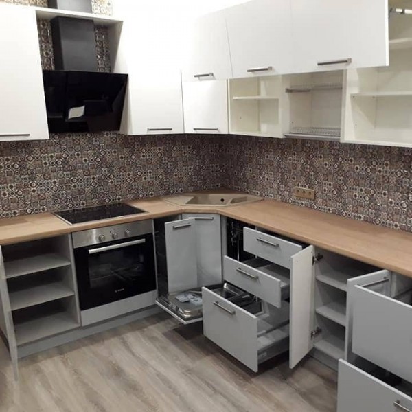 Кухня из пластика Феникс №113