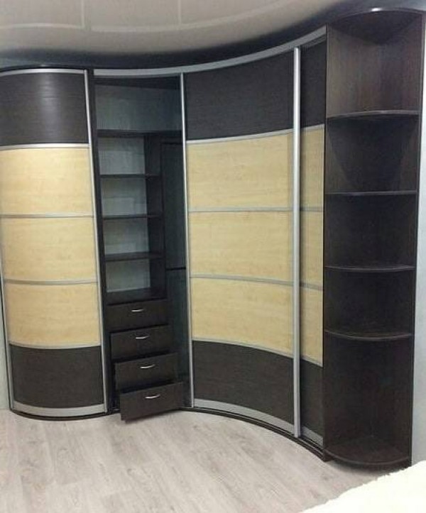 Радиусный шкаф-купе №21