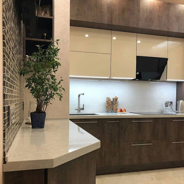 Кухня из пластика №144