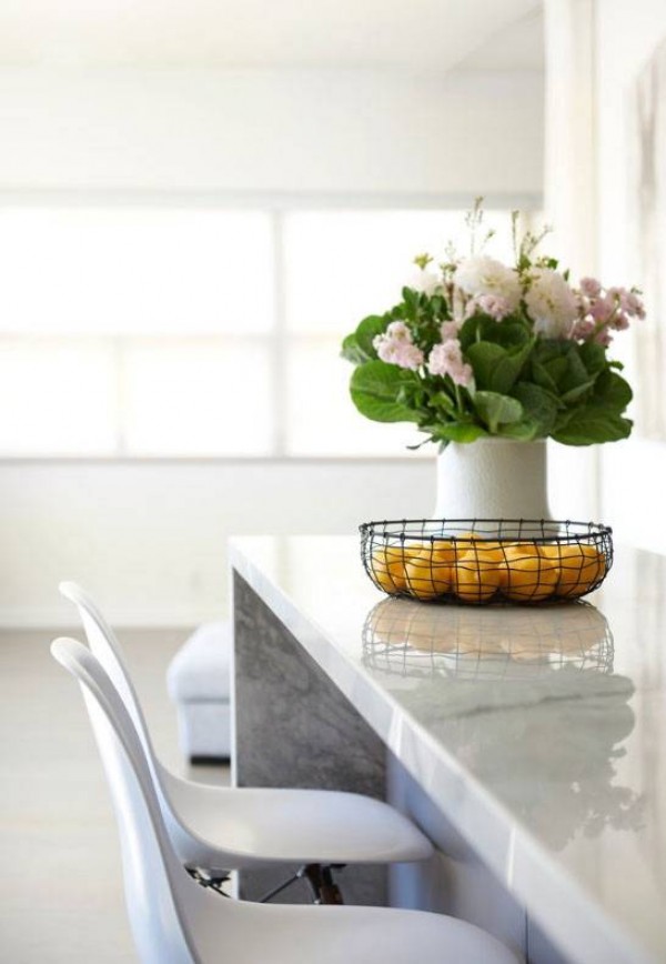 Кухня из крашеного МДФ №34