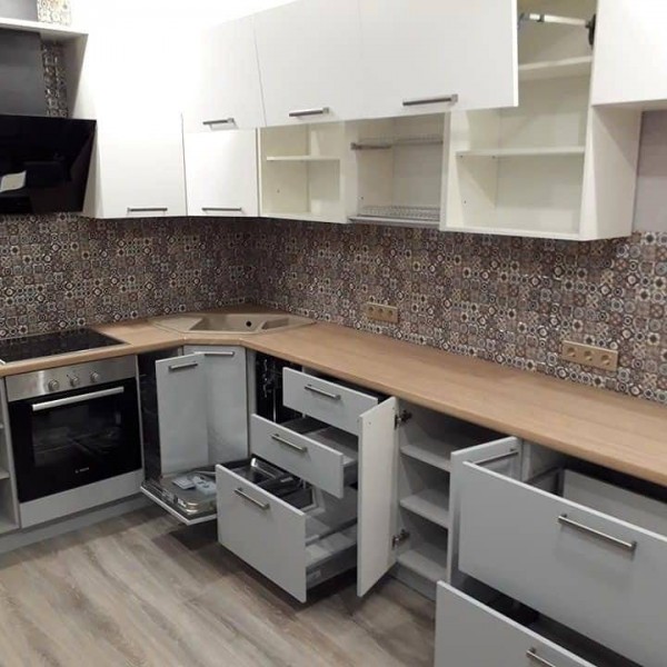 Кухня из пластика Феникс №113