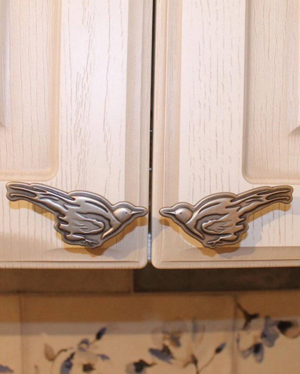 Кухня из крашеного МДФ №73