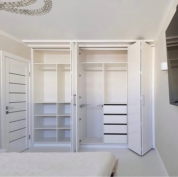 Распашной шкаф в гостиную № 145