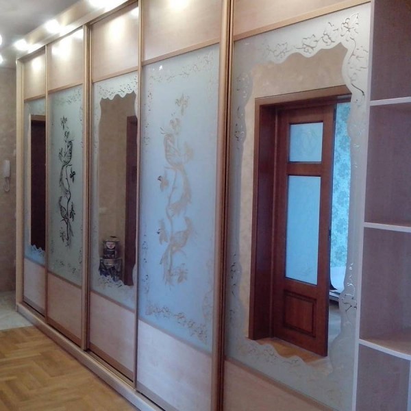 Шкаф-купе с пескоструем №79